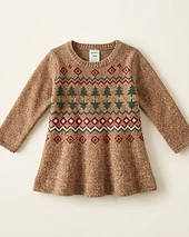 Fair Isle Christmas Tree Knit Sweater