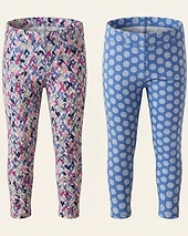 Girls patterned leggings bundle