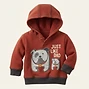 Kids Headquarters Just Like Dad Bulldog Fleece Hoodie