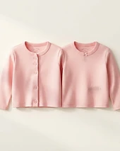Child of Mine by Carter's Neon Pink Long Sleeve Tops