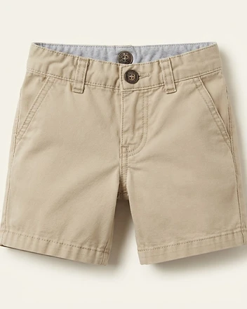Toddler Khaki Twill Shorts