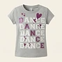Girls Dance Graphic Glitter T-Shirt