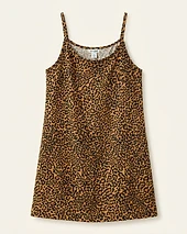 Leopard Print Spaghetti Strap Tank Top
