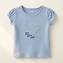 Gymboree Keep Our Oceans Blue Rhinestone Whale T-Shirt