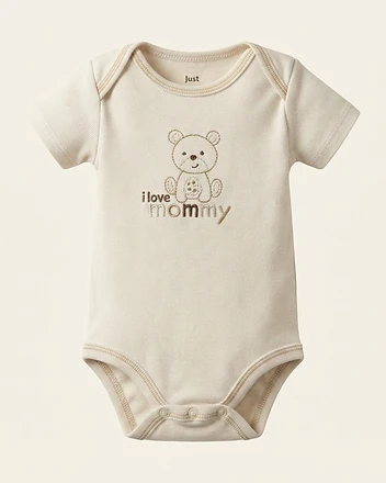 Just One Year Bear Graphic Bodysuit