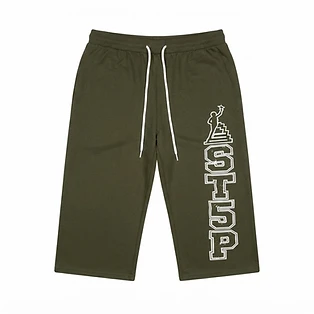 Step 5 Performance 3/4 Sweats, Olive / White