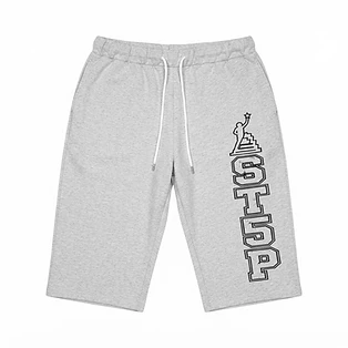 Step 5 Performance 3/4 Sweats, Grey / White