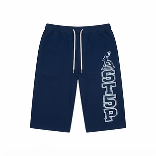 Step 5 Performance 3/4 Sweats, Navy / White