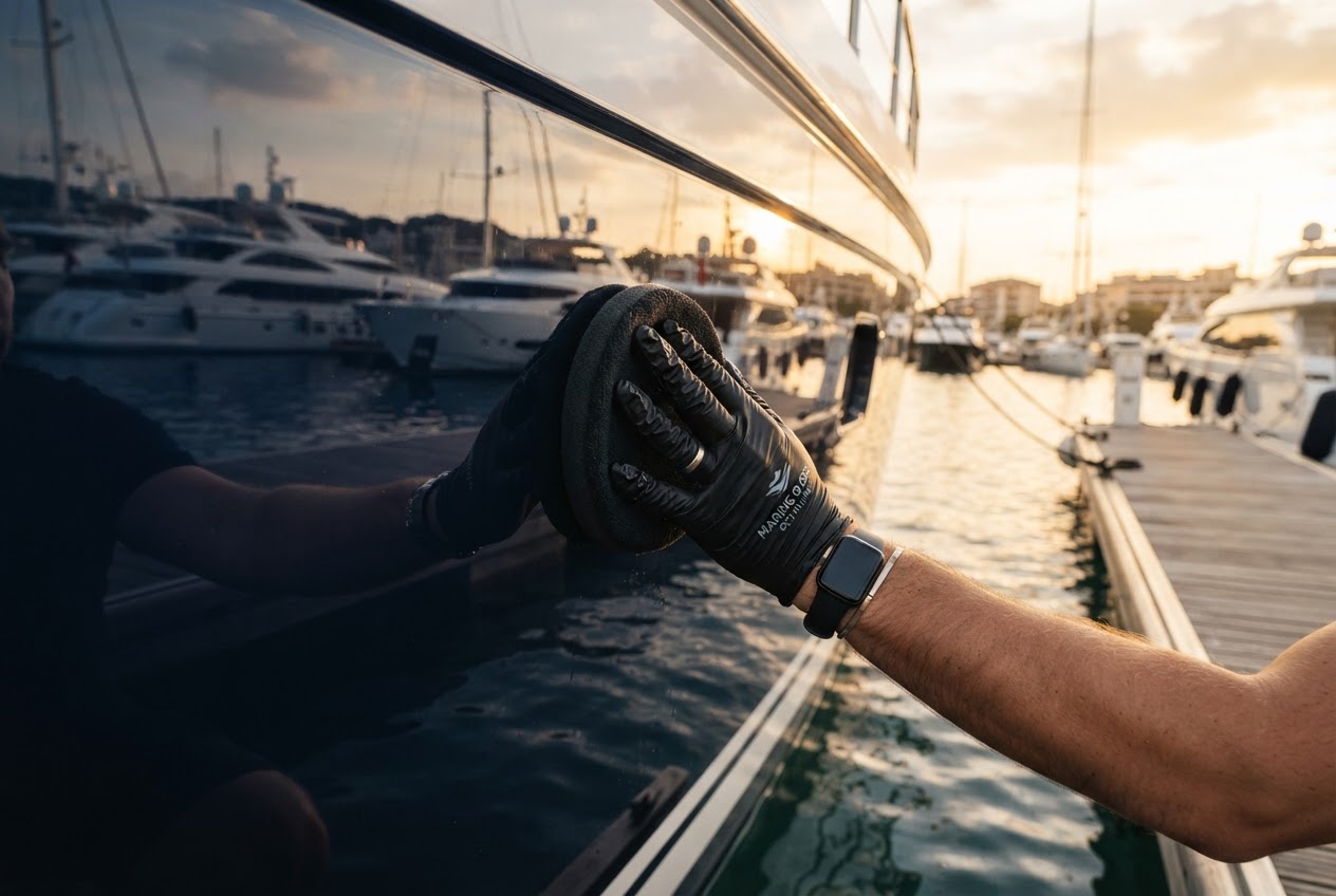 Yacht Polishing & Waxing — yacht detailing service in Fort Lauderdale, Florida