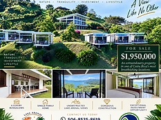 Laguna Arenal Luxury Bungalows promotional flyer