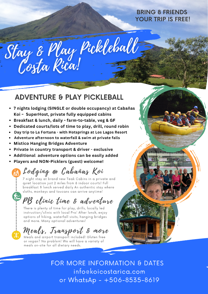 Pickleball Women's Adventure flyer