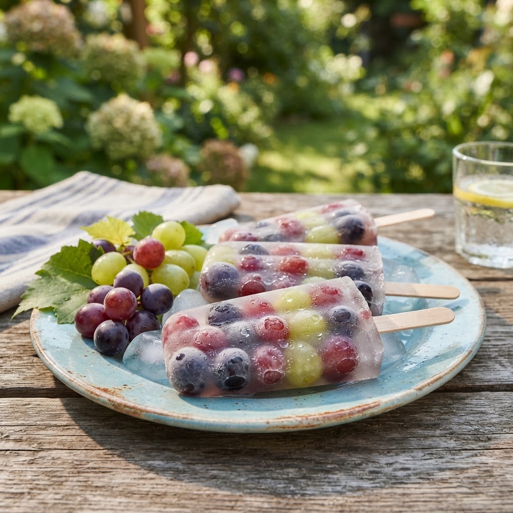 Frozen Grape Pops