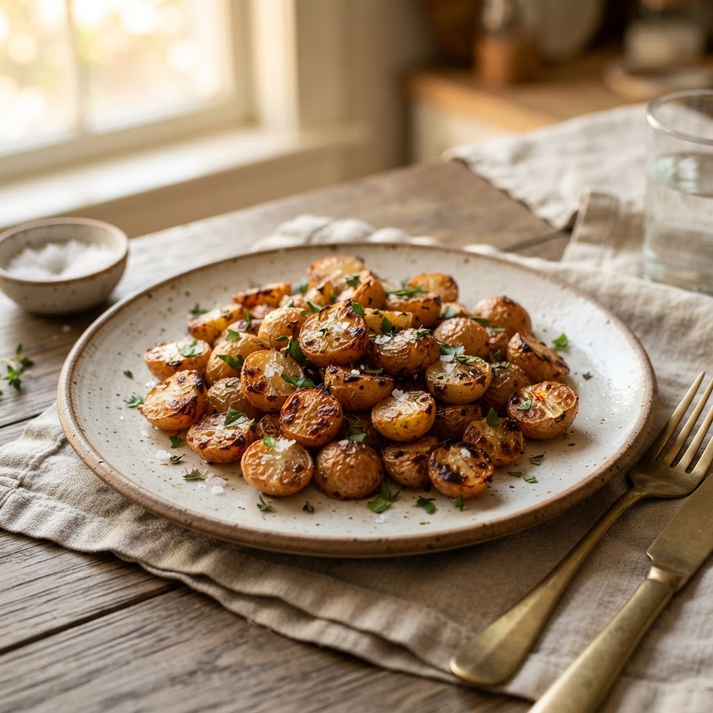 Crispy Roasted Radish Bites