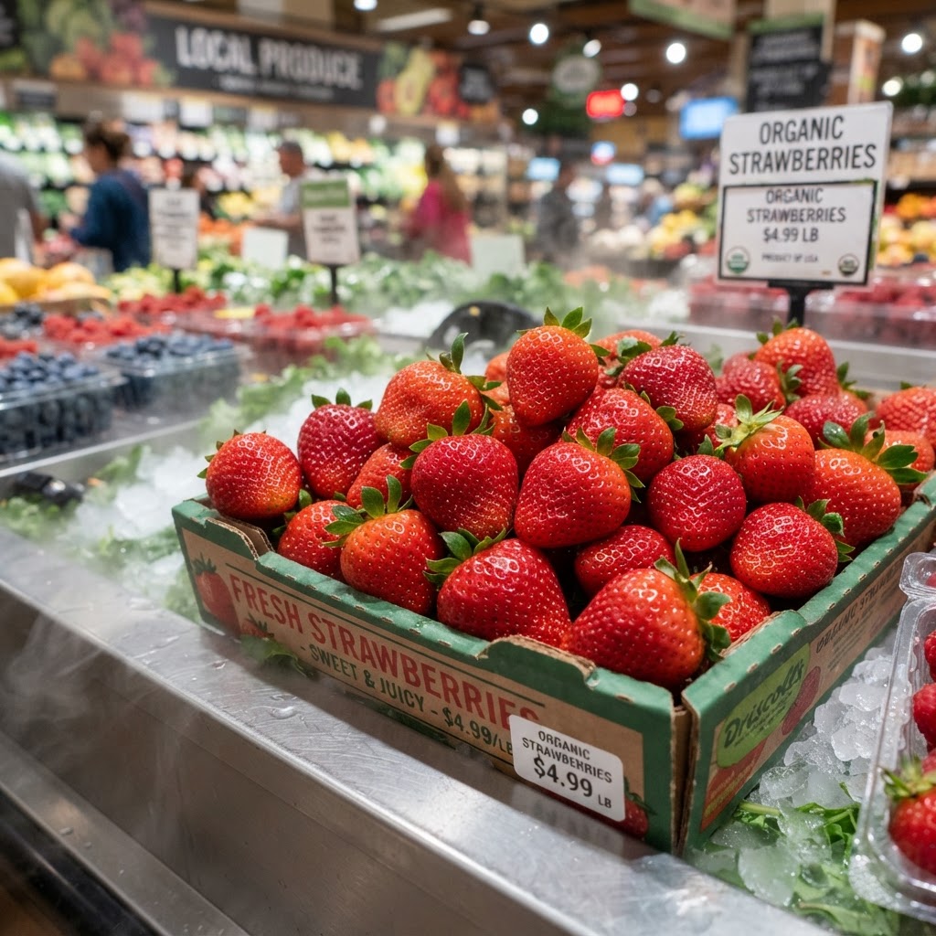 Strawberries close-up