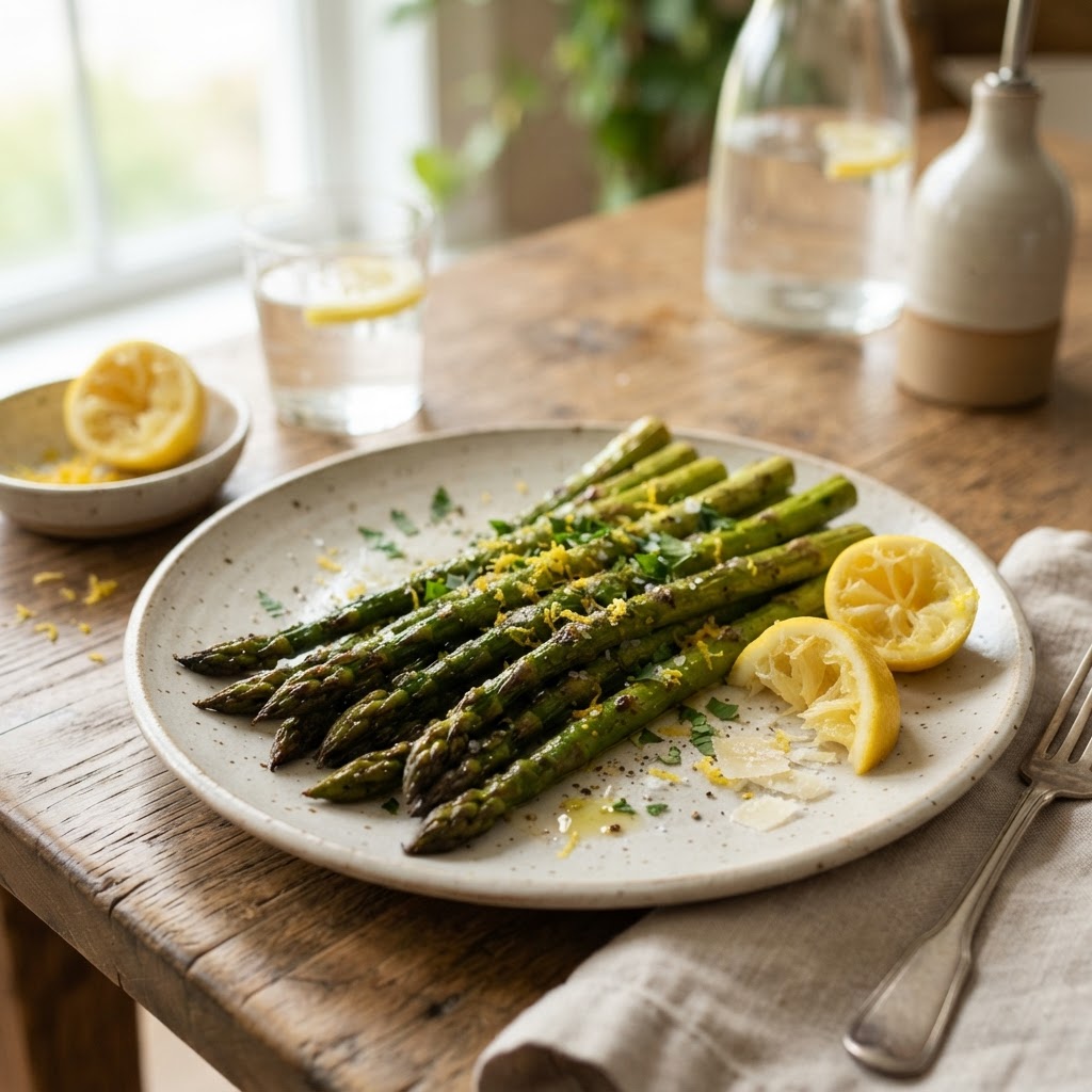 Lemon Roasted Asparagus