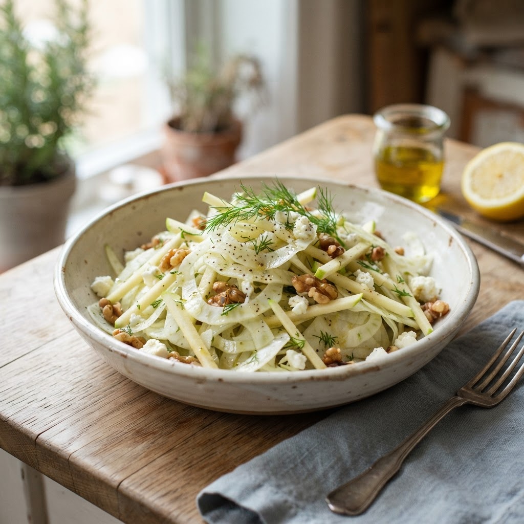 Shaved Fennel and Apple Salad
