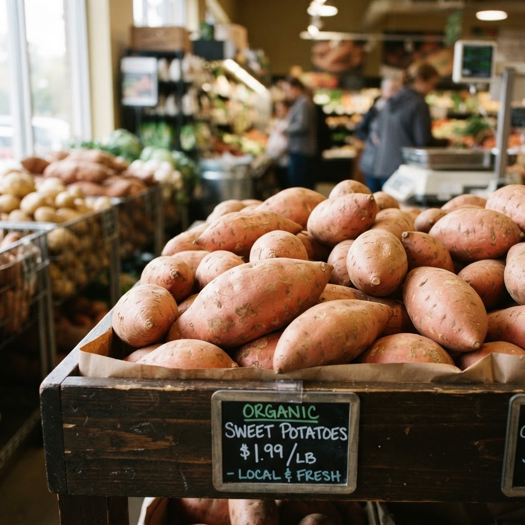 Sweet Potatoes close-up