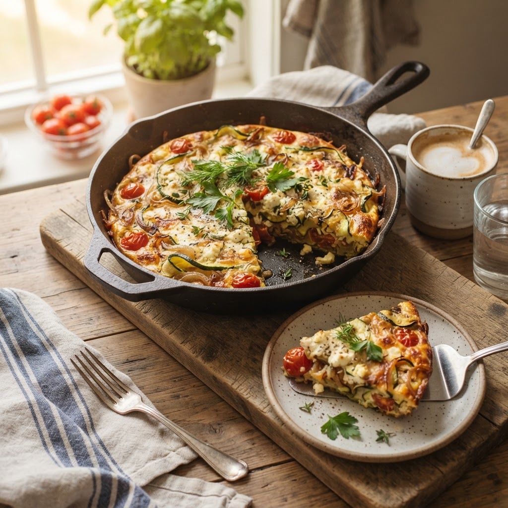 Zucchini Breakfast Frittata