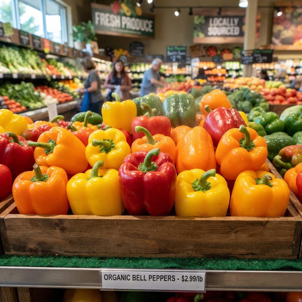 Bell Peppers close-up
