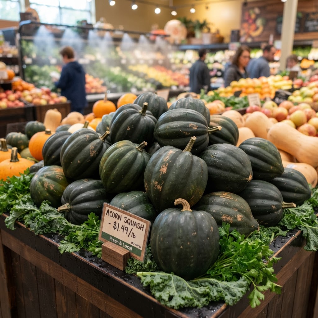 Acorn Squash close-up