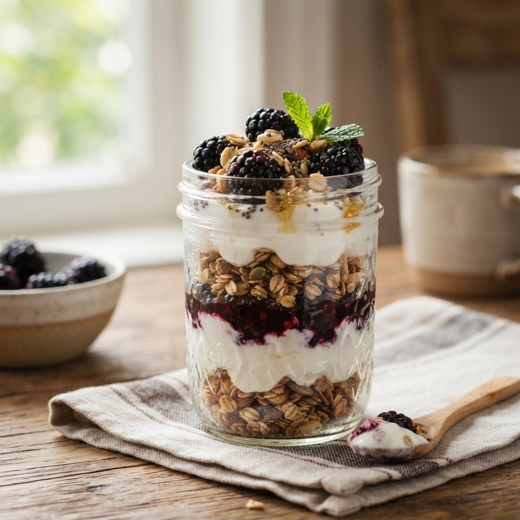 Blackberry Yogurt Parfait