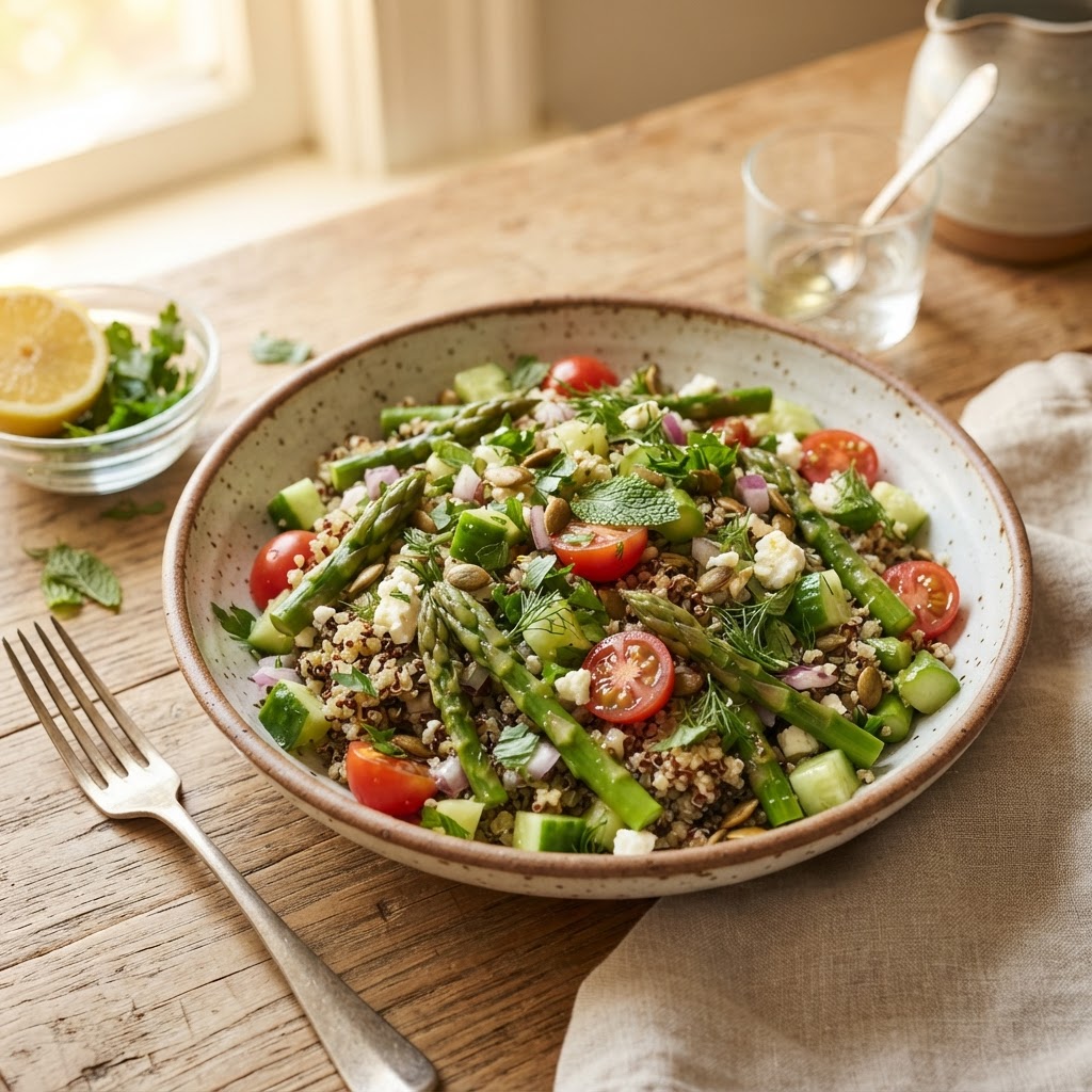 Asparagus Quinoa Salad