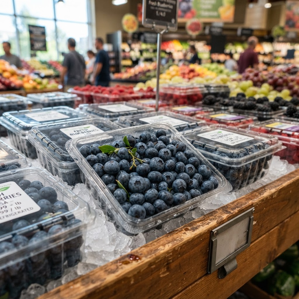 Blueberries close-up
