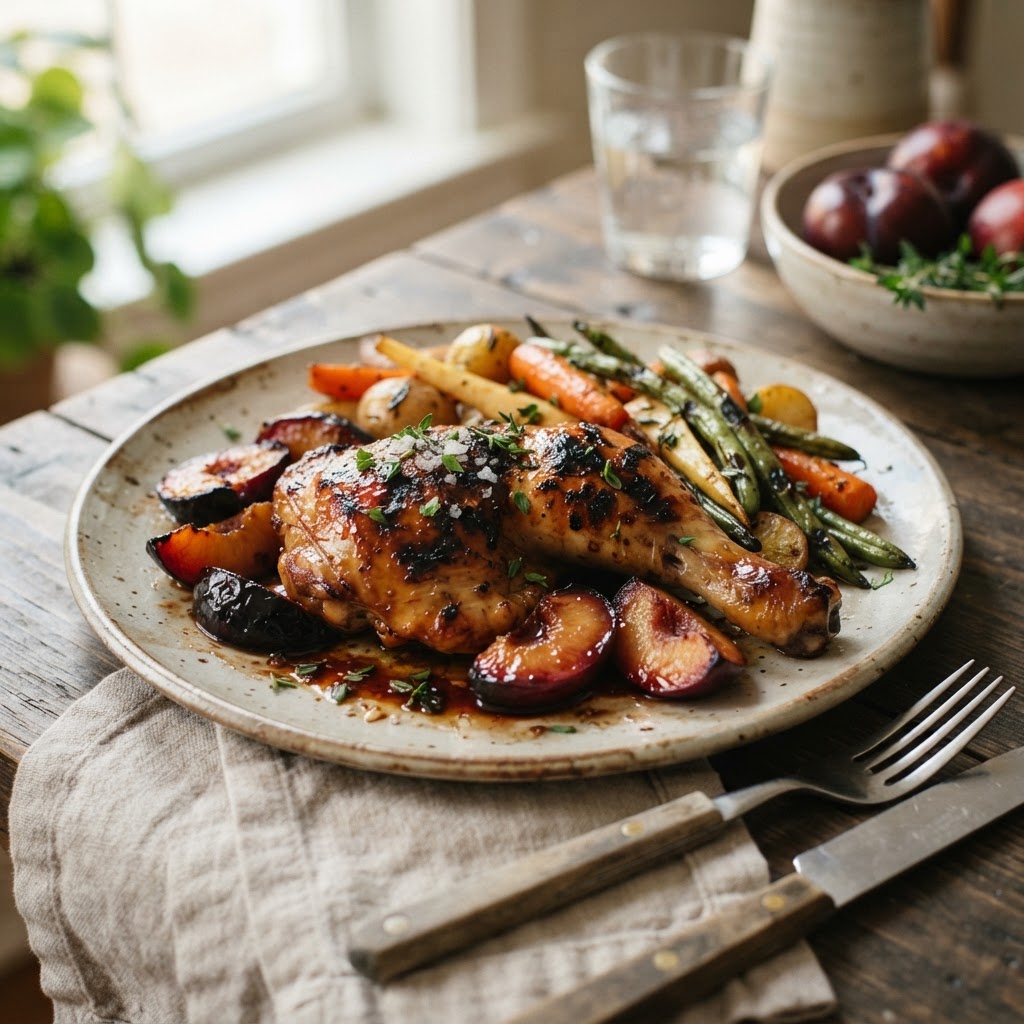 Grilled Plum Chicken