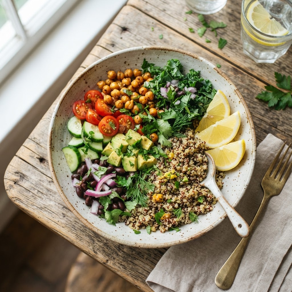 Lemon Herb Quinoa Bowl