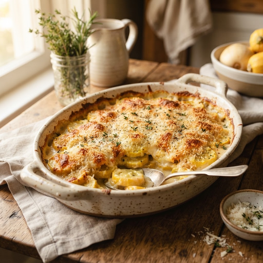 Yellow Squash Gratin