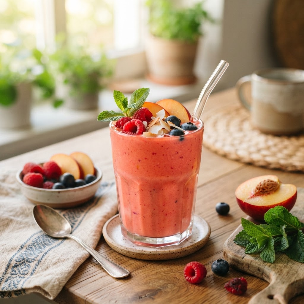 Nectarine Berry Smoothie