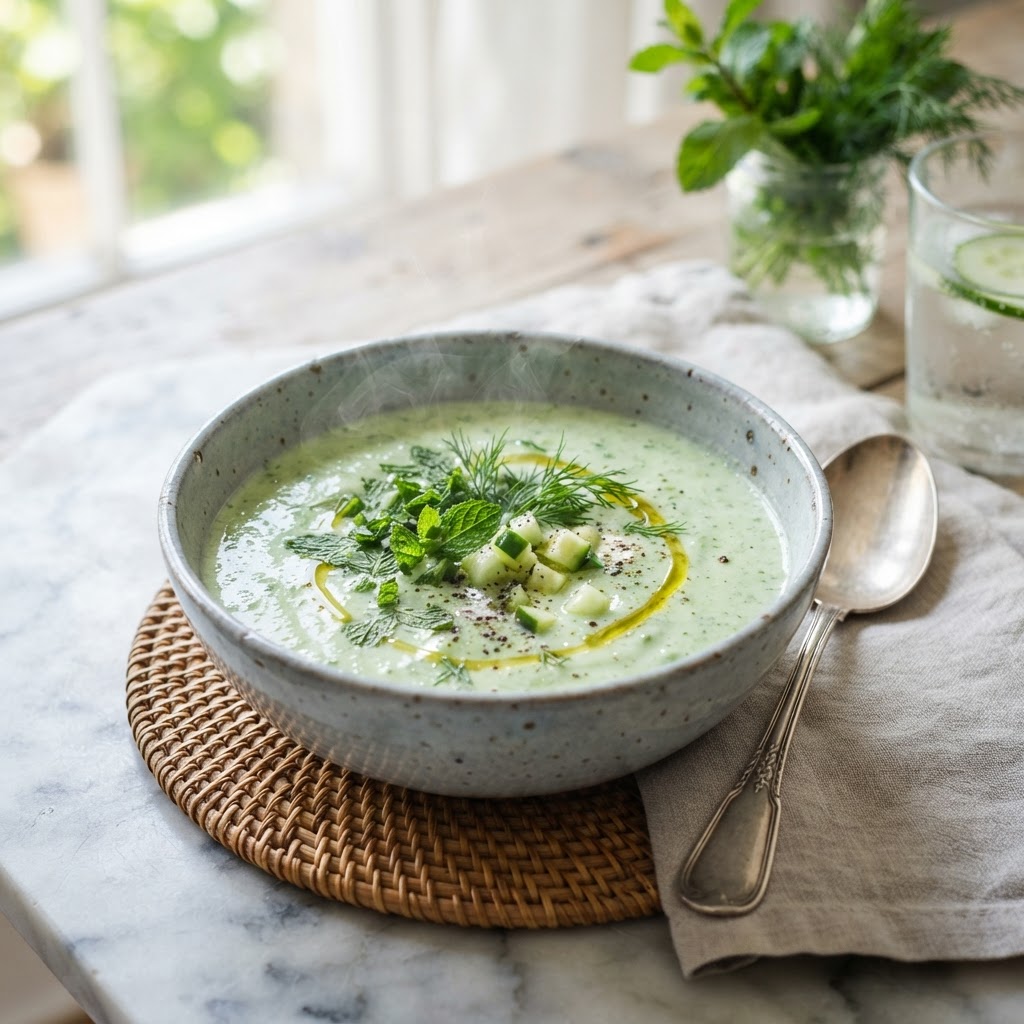 Cooling Cucumber Soup
