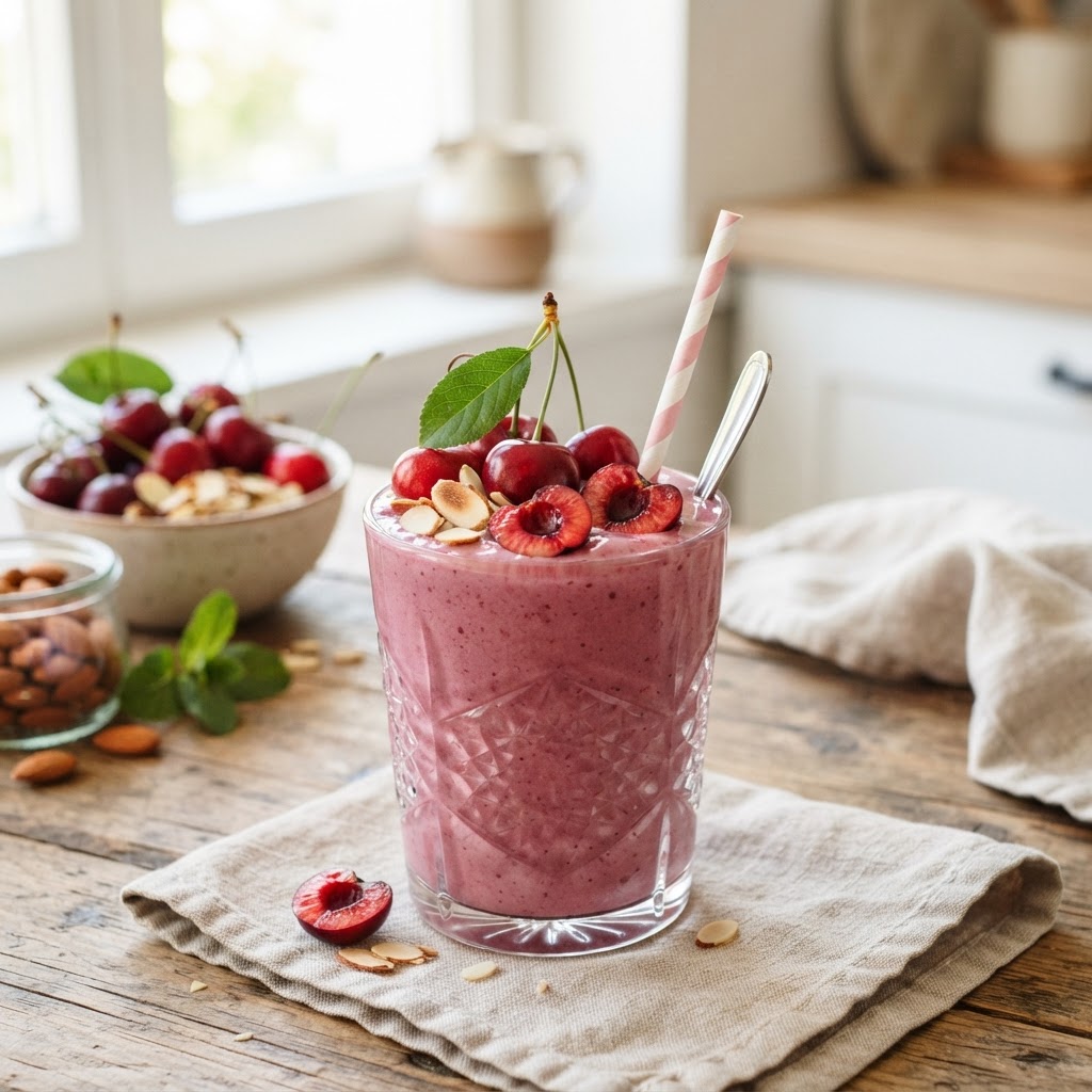 Cherry Almond Recovery Smoothie