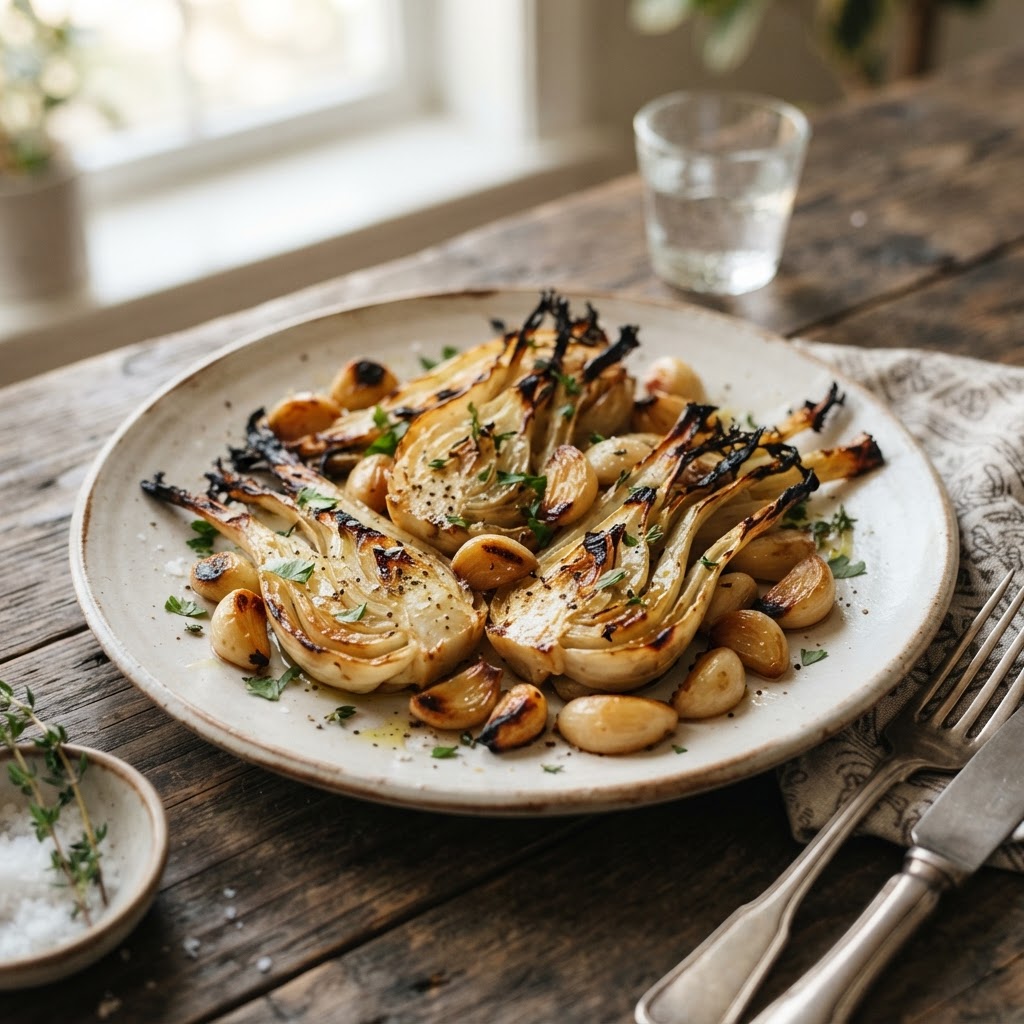 Roasted Fennel with Garlic