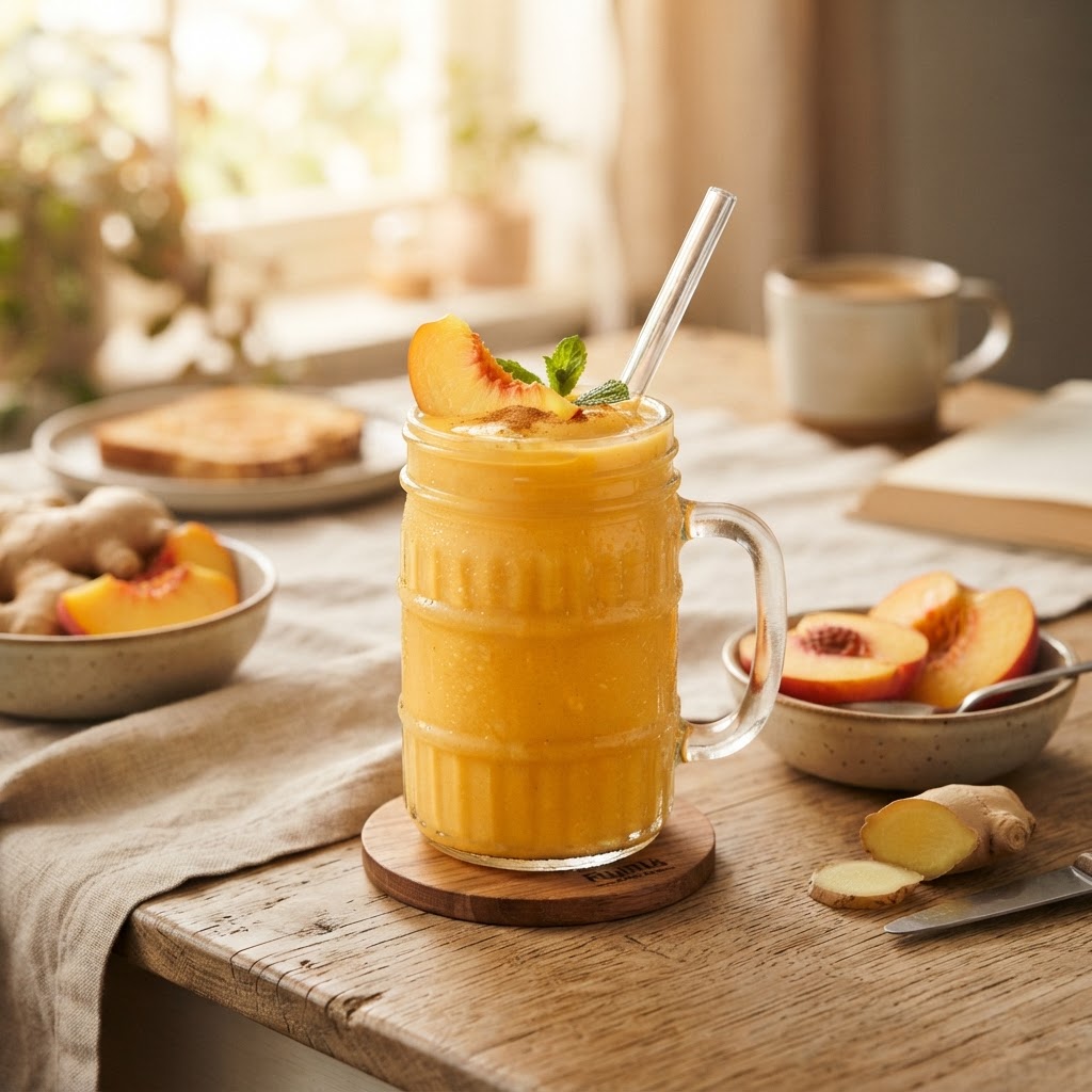 Peach Ginger Smoothie