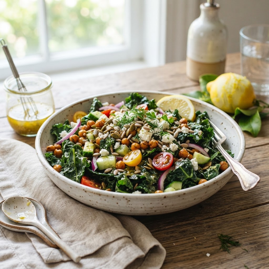 Massaged Kale & Lemon Salad