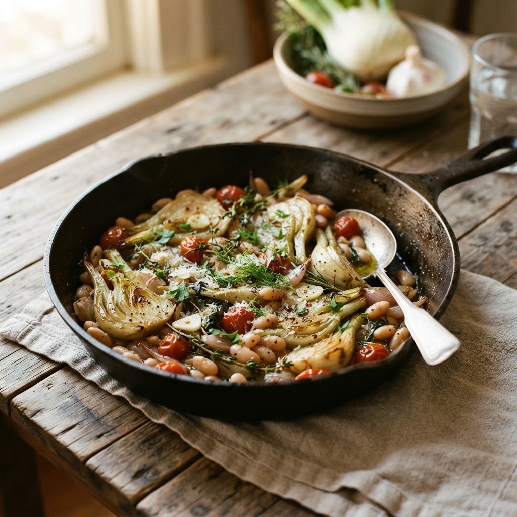 Fennel and White Bean Sauté