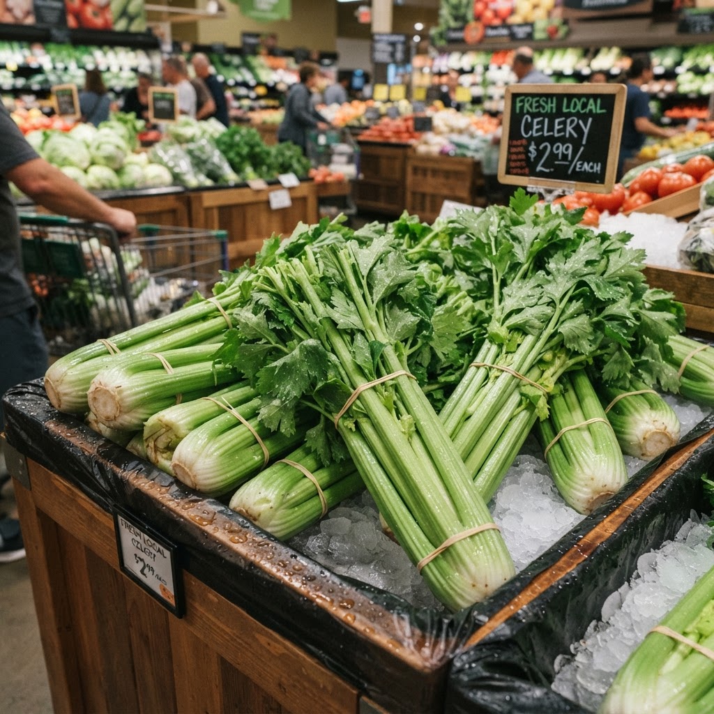 Celery close-up