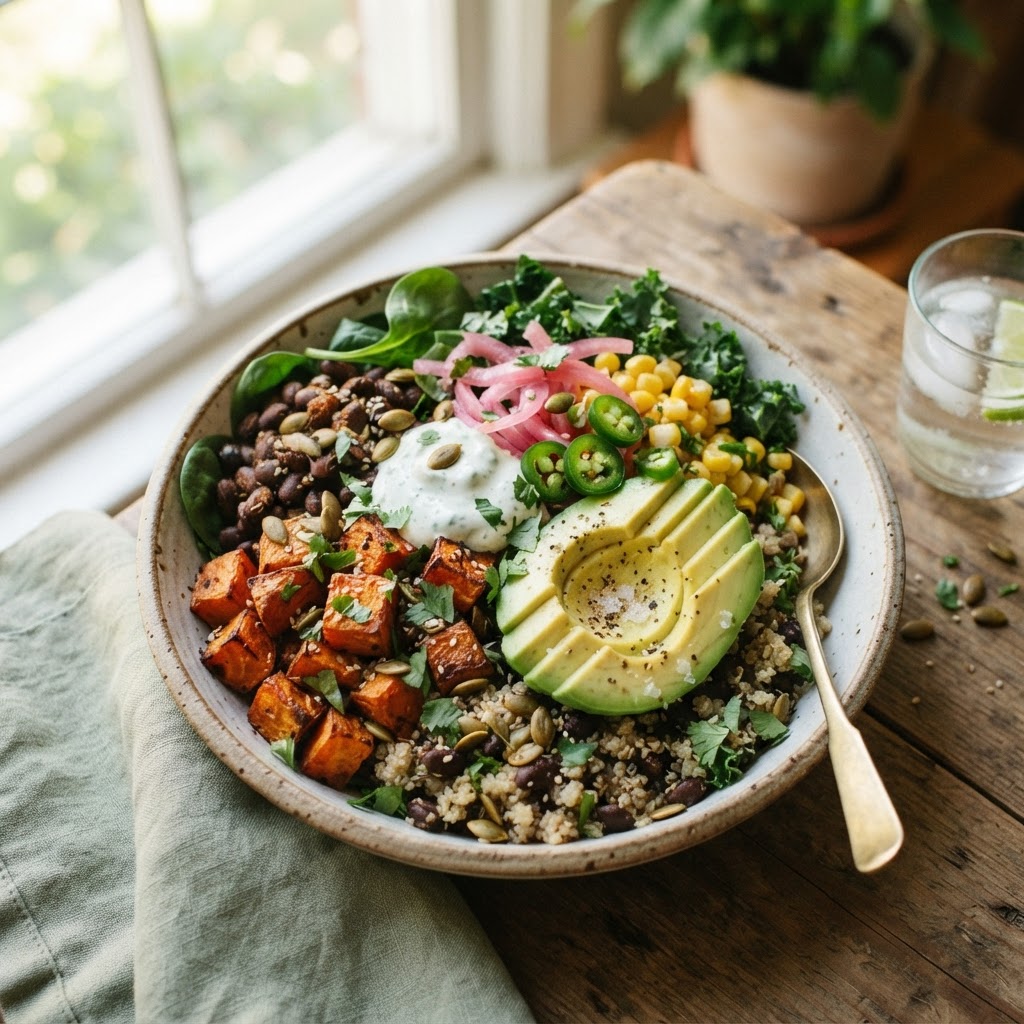 Sweet Potato Black Bean Bowl