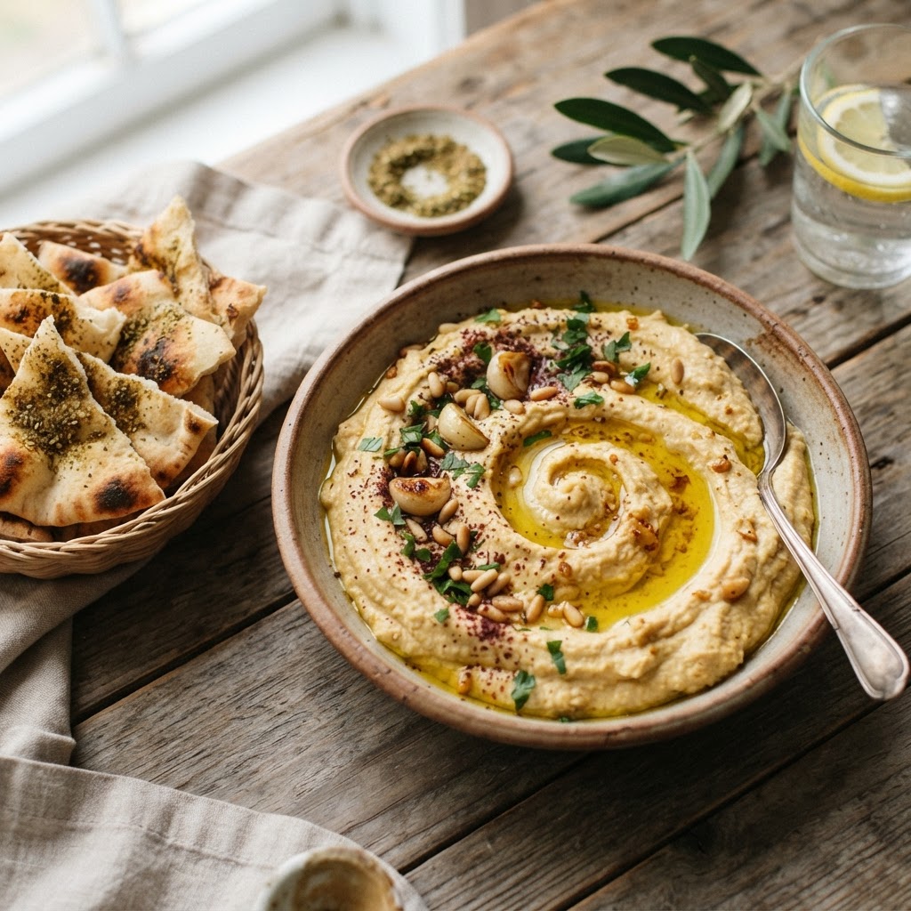 Roasted Garlic Hummus