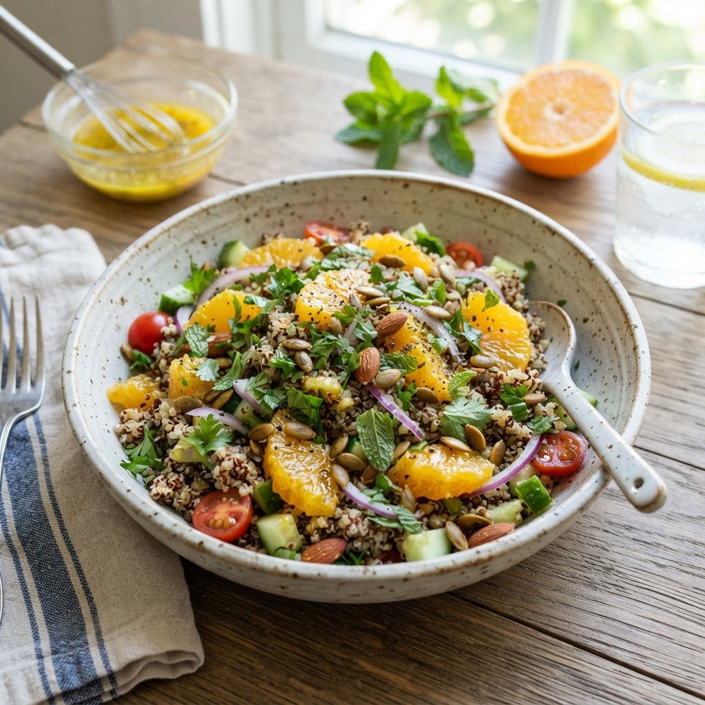 Citrus Quinoa Salad with Oranges