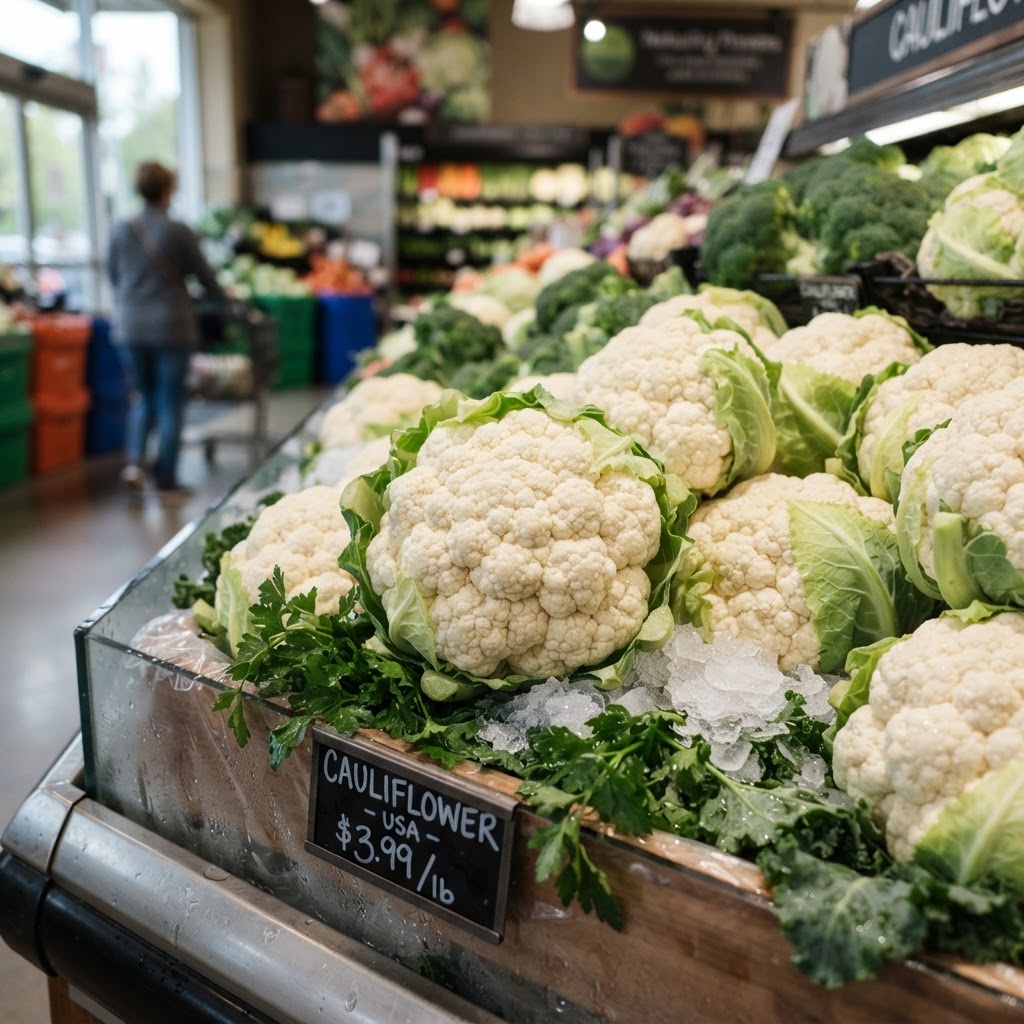 Cauliflower close-up