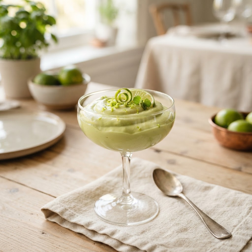 Creamy Avocado Lime Mousse