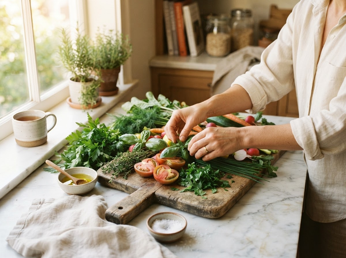 Preparing healing meals