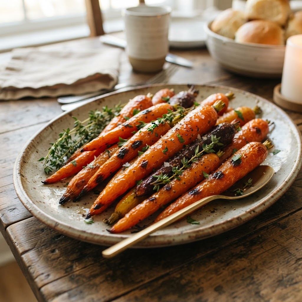 Honey Roasted Glazed Carrots
