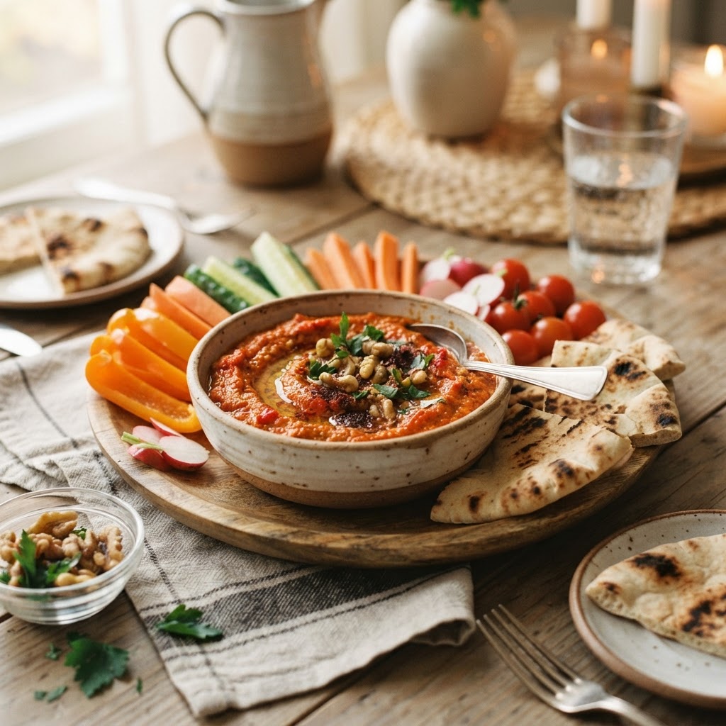 Roasted Bell Pepper Dip