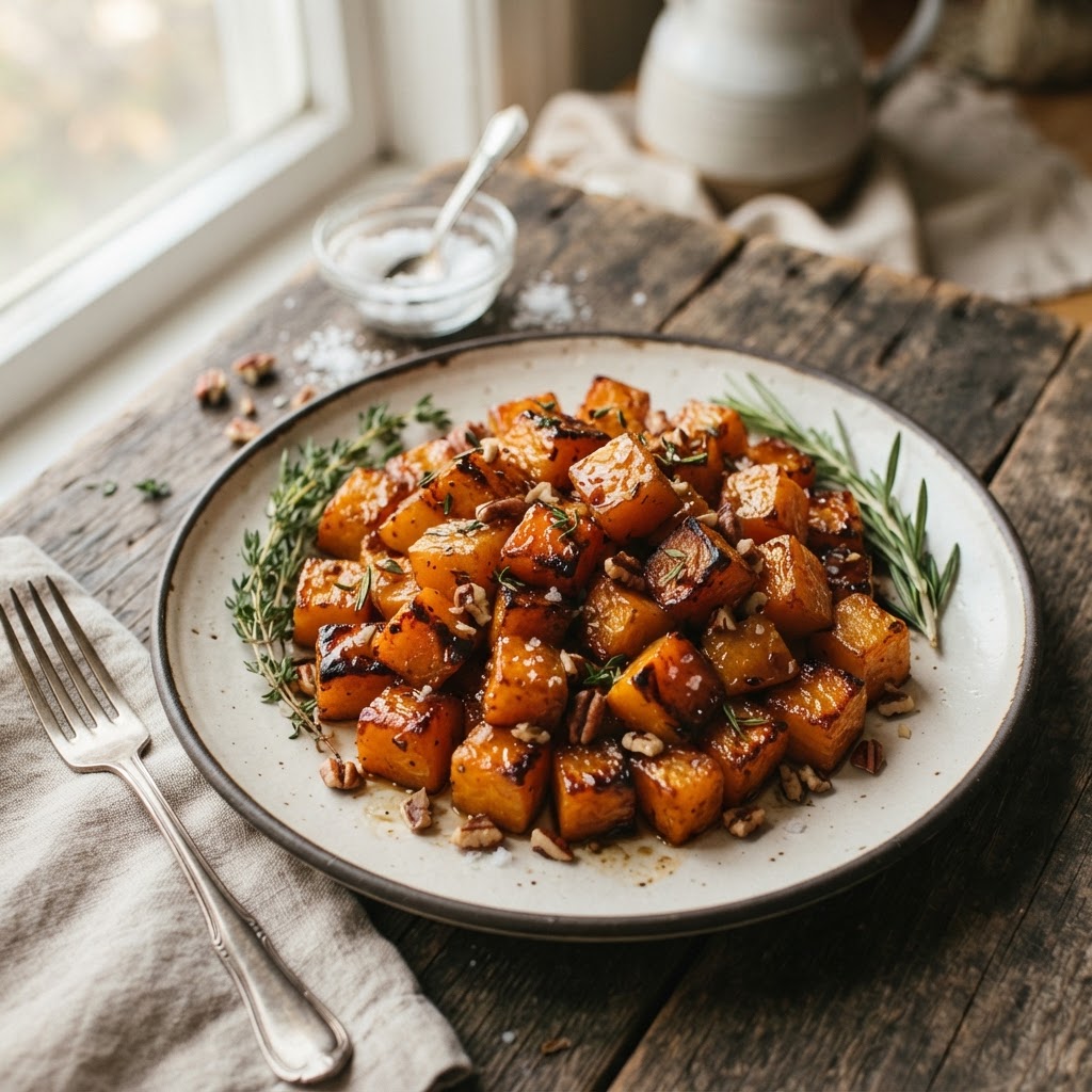 Maple Roasted Butternut Squash
