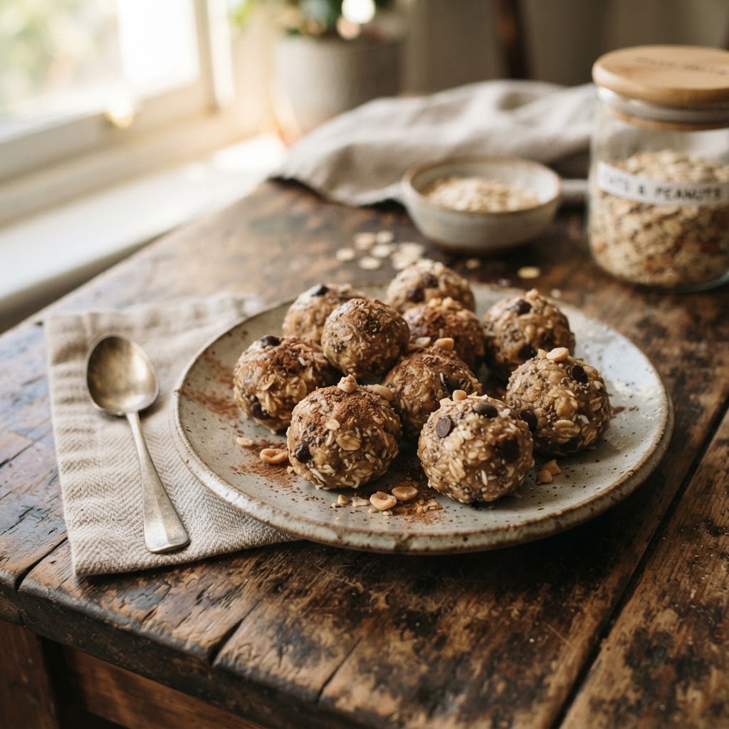 Banana Peanut Butter Bites