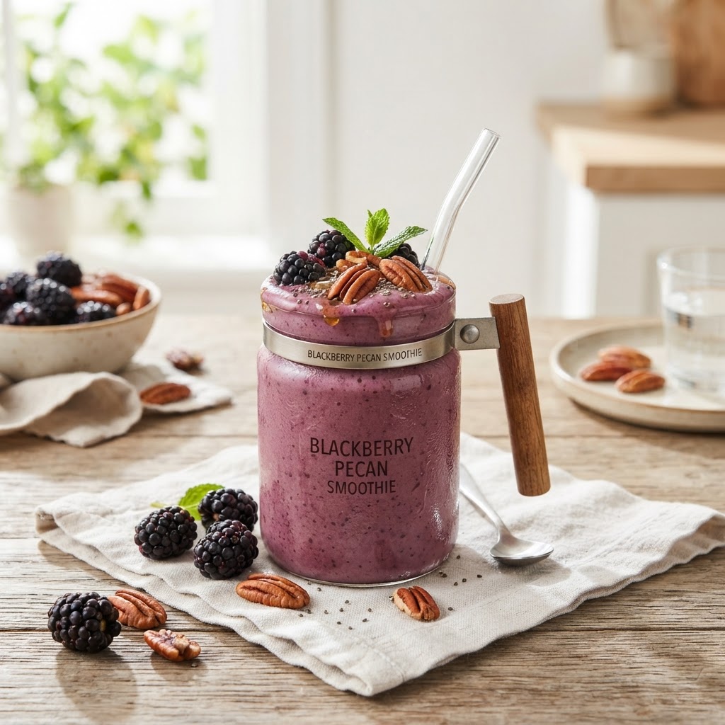 Blackberry Pecan Smoothie