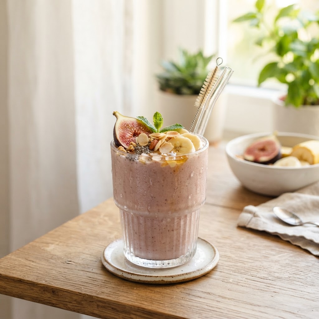 Fig and Banana Recovery Smoothie